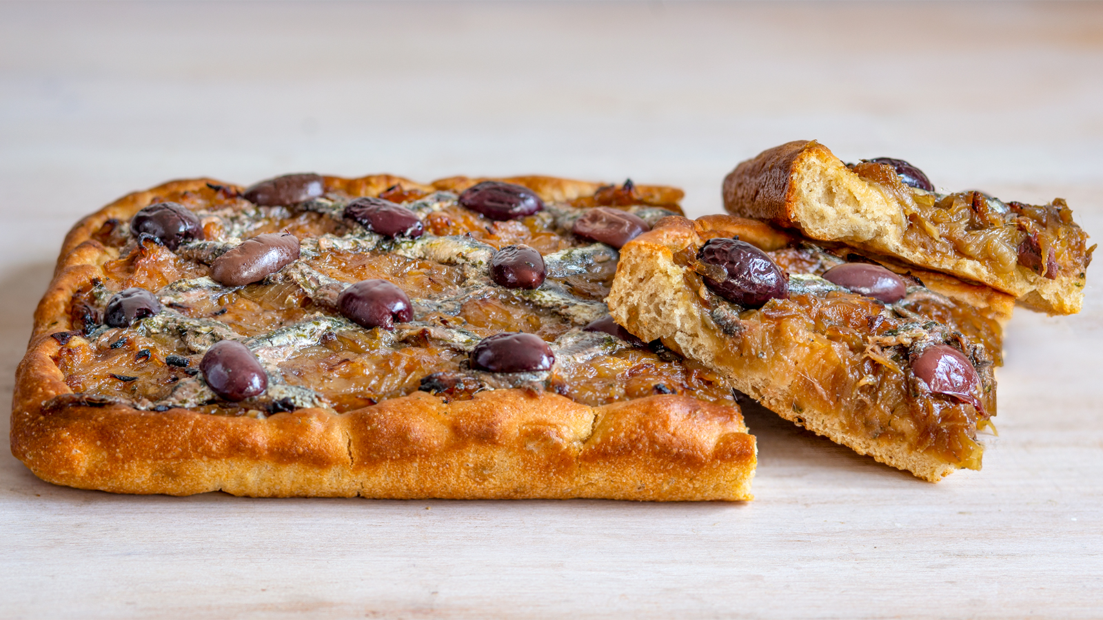 Classic Pissaladière - French Onion-Topped Flat Bread