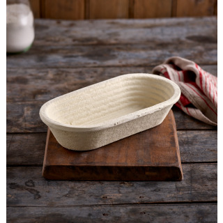 1kg Oval Spiral Pattern Brotform or Proofing Basket by BakeryBits