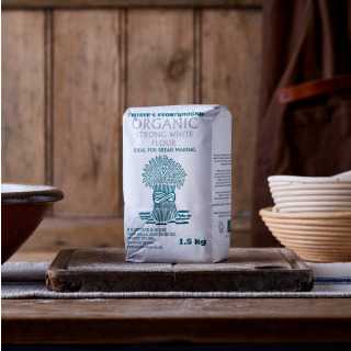 Stoate's Organic Strong White Flour, 8kg by Stoates at Cann Mills