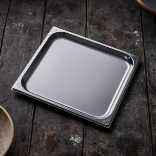GN 2/3 20mm Deep Stainless Steel Tray (354x325mm) by Piron