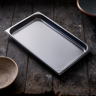 GN 1/1 40mm Deep Stainless Steel Tray (530x325mm) by Piron