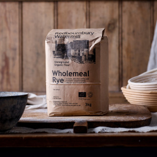 Short- Dated Redbournbury Organic Rye Flour 25kg by Redbournbury Mill