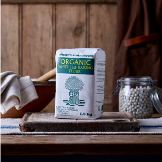 Short-Dated Stoate's Organic Self-Raising Flour, 1.5kg by Stoates at Cann Mills