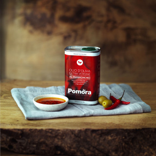 Pomora Extra Virgin Olive Oil - Chilli Flavoured, 250ml by Pomora