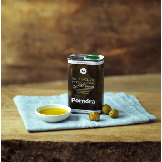 Pomora Extra Virgin Olive Oil - White Truffle Flavoured, 250ml by Pomora