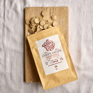 Chef's Drops 36% White Chocolate - Vegan, 1kg by Willie's Cacao