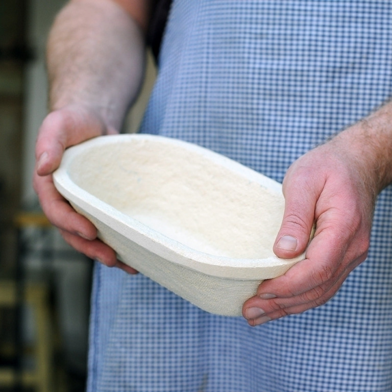 500g Oval Smooth-Surface Brotform or Proofing Basket by BakeryBits
