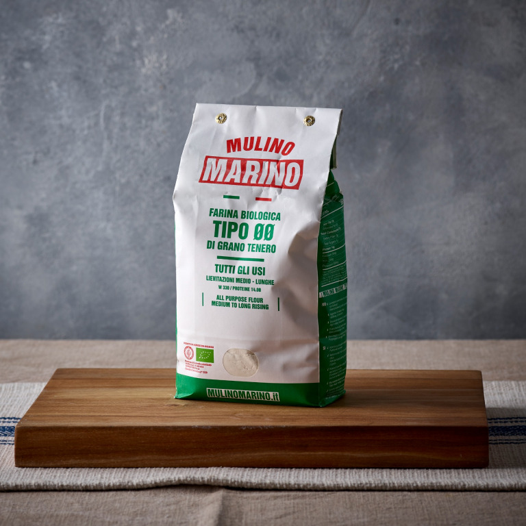 Mulino Marino Organic Type 00 Soffiata Strong White Flour-25kg by Mulino Marino