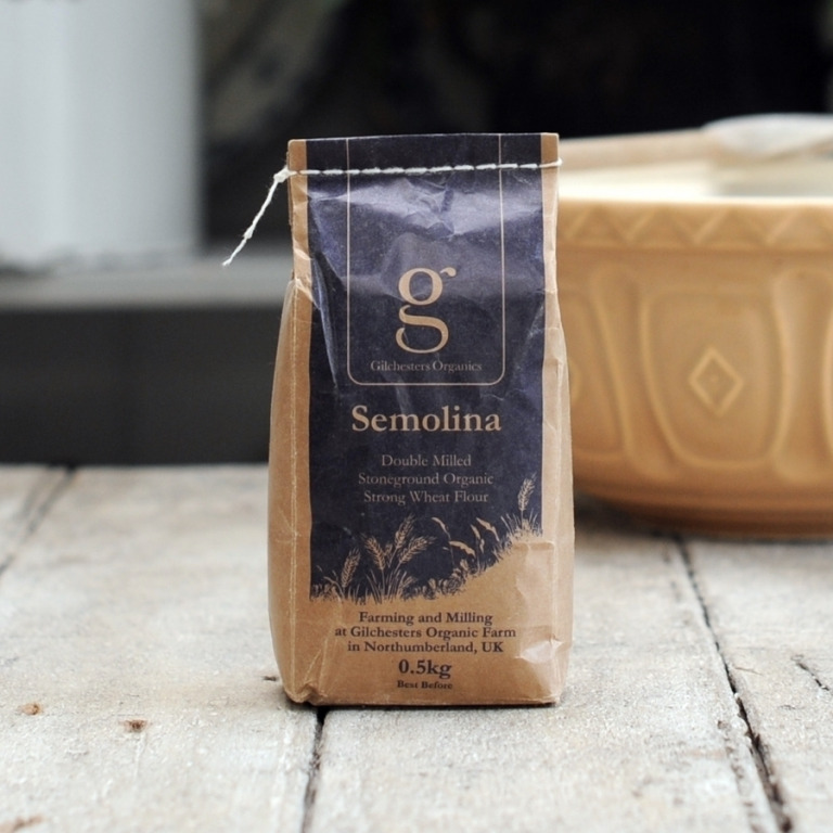 Gilchesters Organics Semolina - 500g by Gilchesters Organics