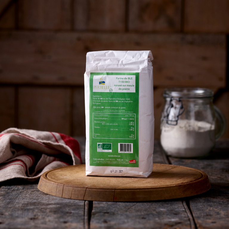 Foricher Farine Biologique T150 (French Organic Wholemeal Flour) by Foricher Les Moulins