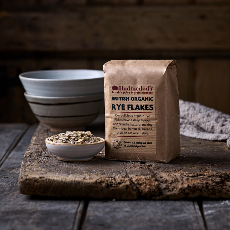 Hodmedod's British Organic Rye Flakes by Hodemedod