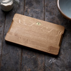 Handmade English Oak Breadboard 41x25cm by David Lloyd Cabinet Maker
