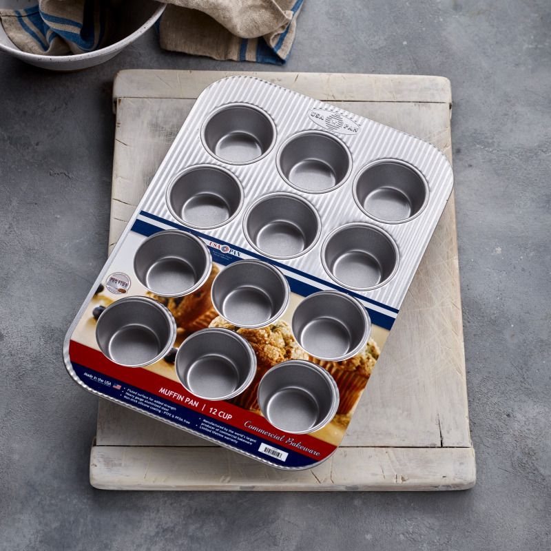 USA Pan 12 Cup Muffin Tray