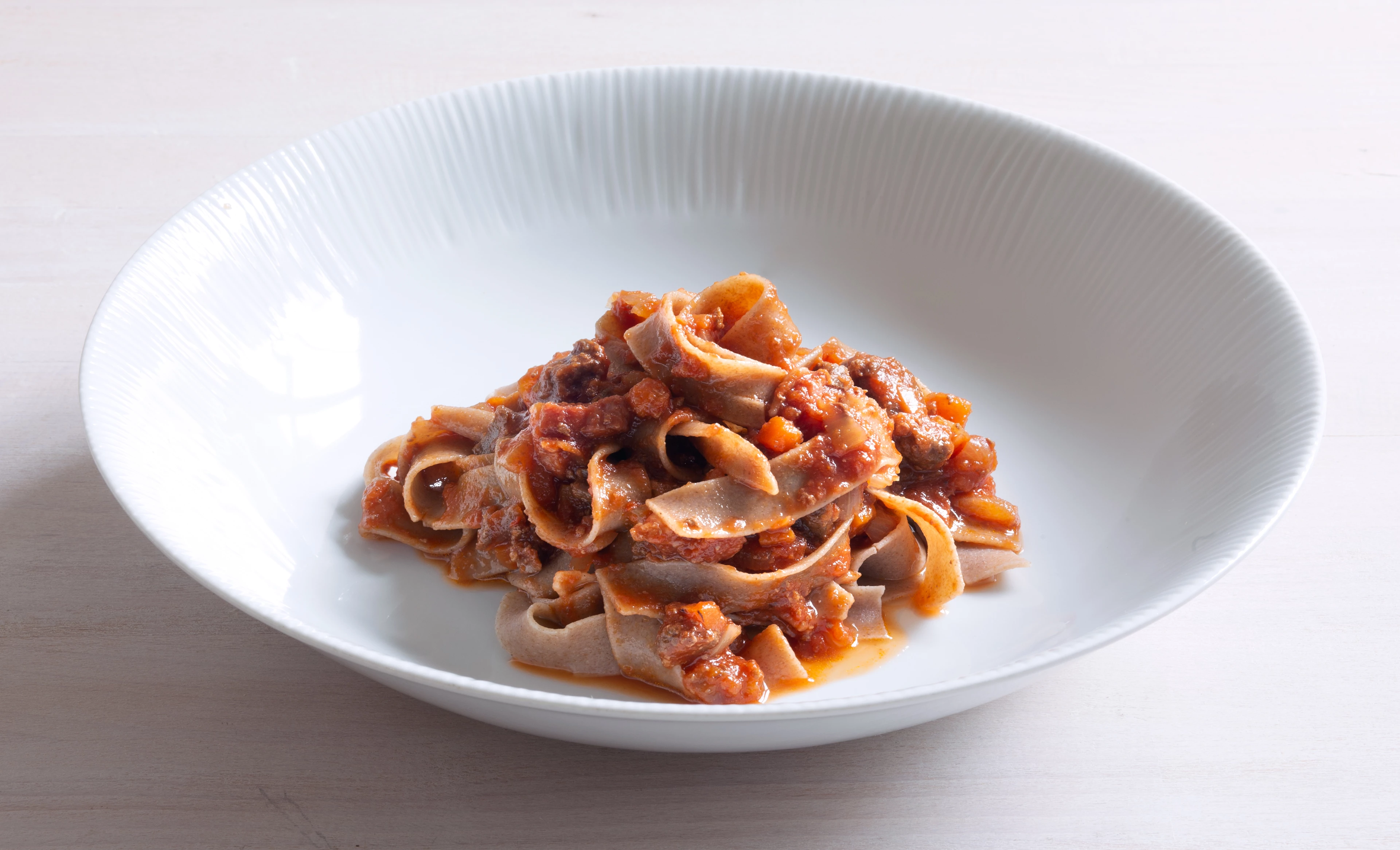 Recipe: Fettuccine Pasta with Homemade Ragu alla Bolognese