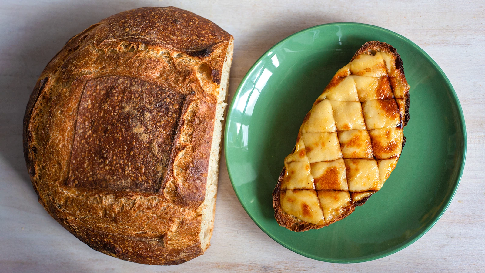 Westcountry Rarebit - fancy cheese on toasted sourdough