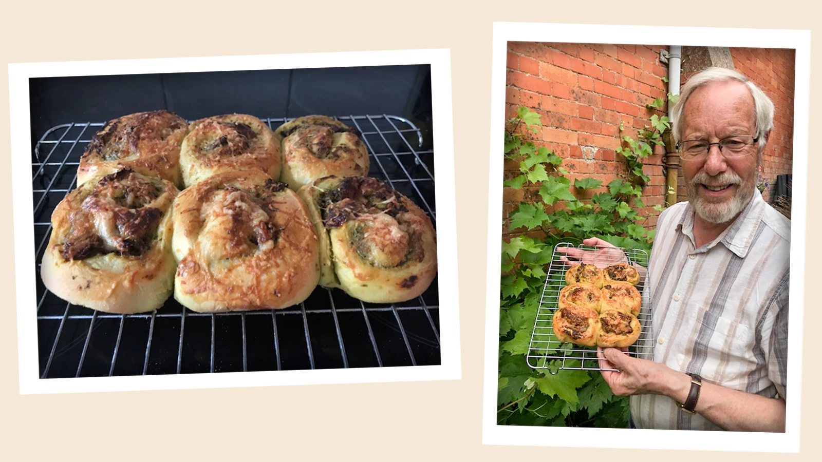 Savoury Chelsea Buns, by Fred Oliver