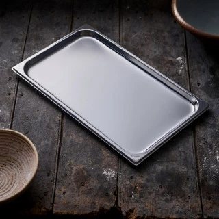 GN 1/1 20mm Deep Stainless Steel Tray (530x325mm) by Piron