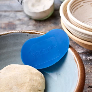 Dough Scraper, Bean-shaped (Blue) by BakeryBits