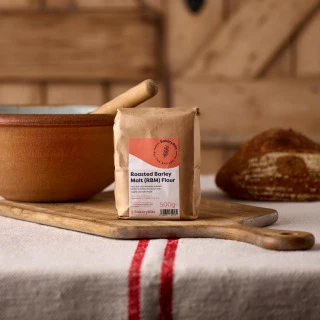 Short-Dated Roasted Barley Malt (RBM) Flour 25kg Sack by BakeryBits