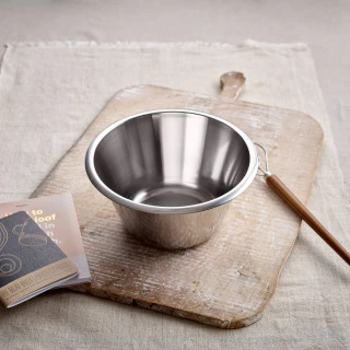 Swedish Stainless Steel Mixing Bowl, 4L by BakeryBits