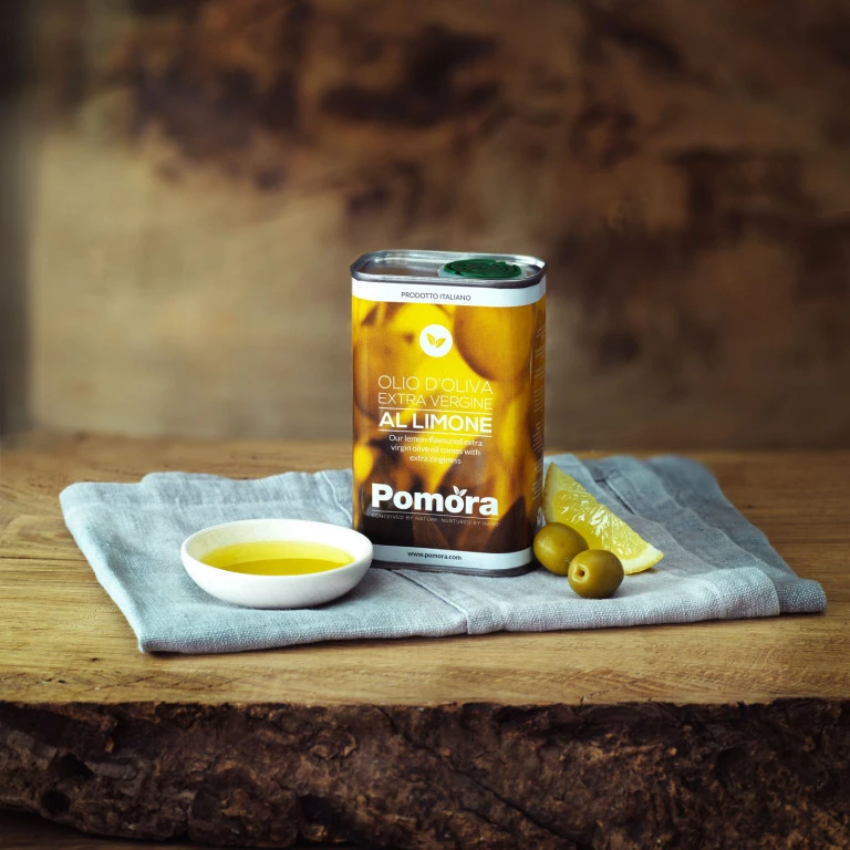 Pomora Extra Virgin Olive Oil - Lemon Flavoured, 250ml by Pomora
