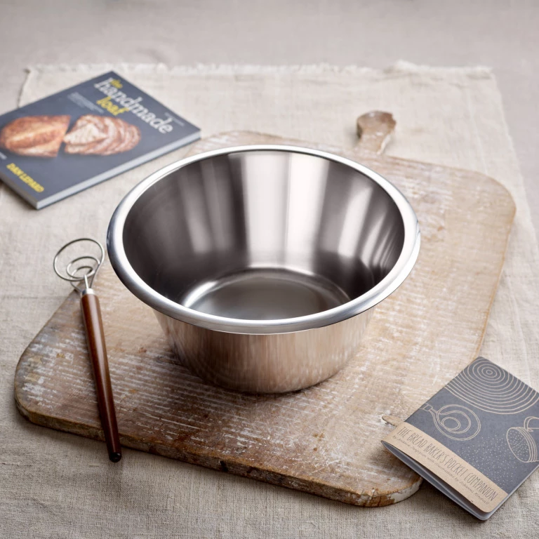 Swedish Stainless Steel Mixing Bowl, 6L by BakeryBits